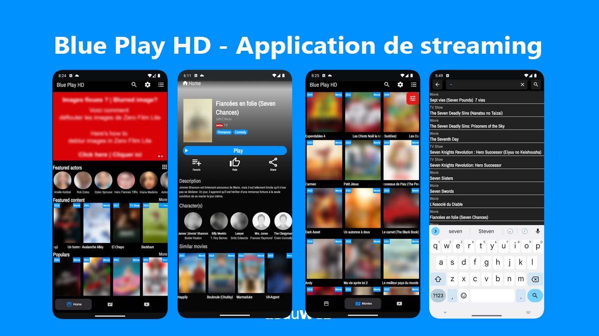 Blue Play HD - Application de Streaming
